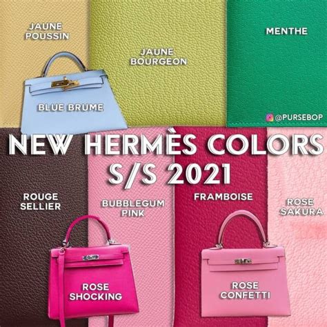 hermes kelly colors 2021